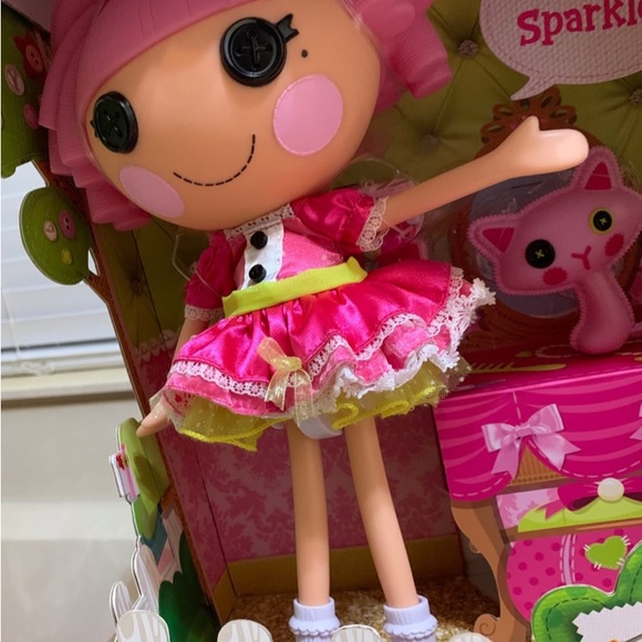 New! Jewel Sparkles Pink Lalaloopsy 13”H Doll - Picture 5 of 8